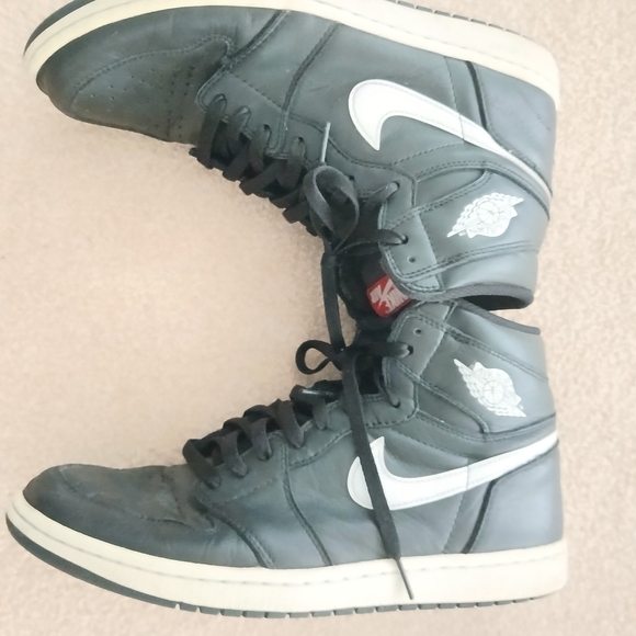 Nike Jordan Shoes Black Retro 1 High OG "Yin Yang" Size 11.   FL - Picture 5 of 10